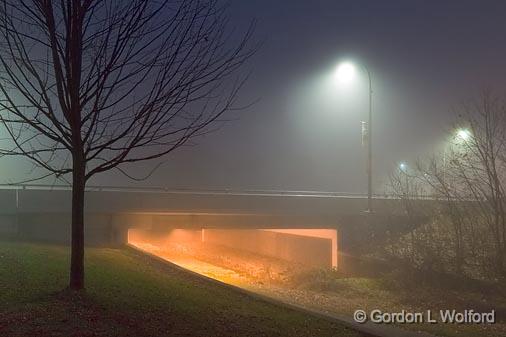 Pedestrian Underpass_01732-4.jpg - Photographed in foggy first light along the Rideau Canal Waterway at Smiths Falls, Ontario, Canada.